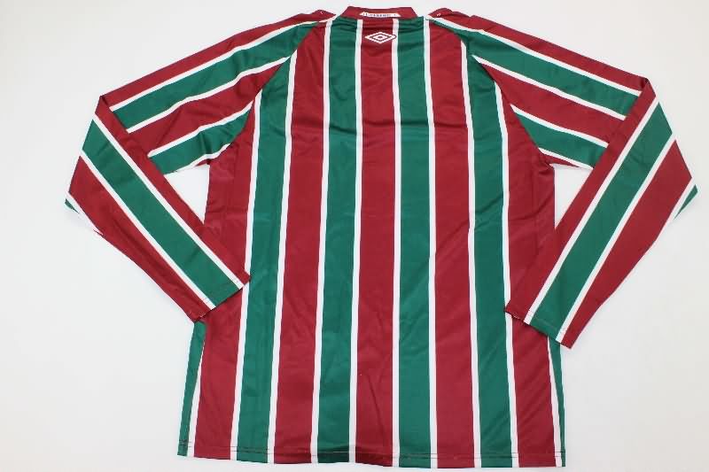 Thailand Quality(AAA) 2025 Fluminense Home Long Sleeve Soccer Jersey