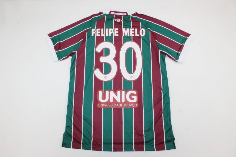Thailand Quality(AAA) 2025 Fluminense Home Soccer Jersey Sponsor