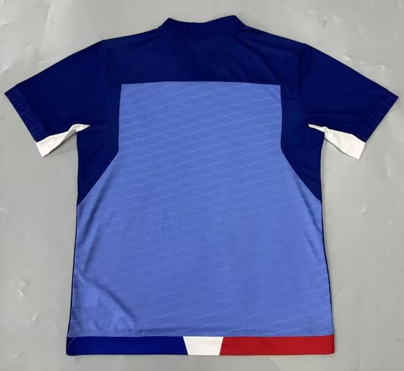Thailand Quality(AAA) 2025 Fortaleza Goalkeeper Blue Soccer Jersey