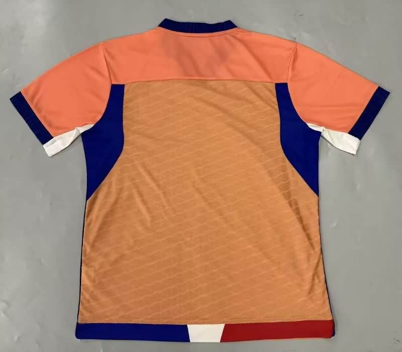 Thailand Quality(AAA) 2025 Fortaleza Goalkeeper Orange Soccer Jersey