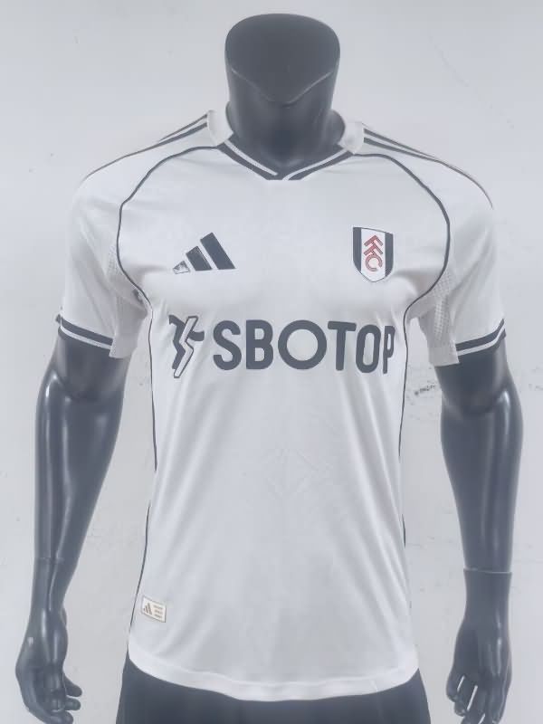 Thailand Quality(AAA) 25/26 Fulham Home Soccer Jersey (Player)