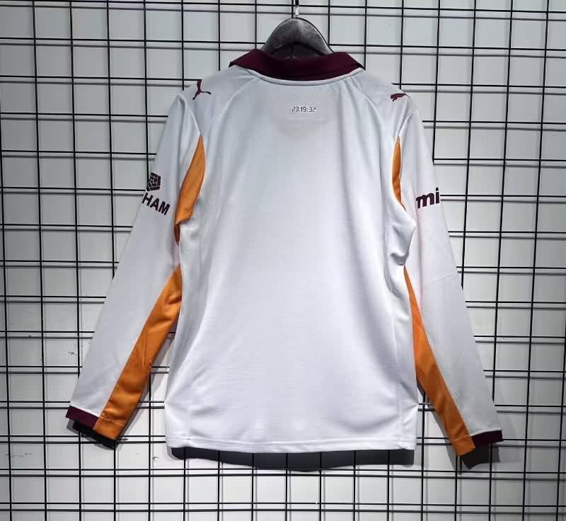Thailand Quality(AAA) 25/26 Galatasaray Away Long Sleeve Soccer Jersey