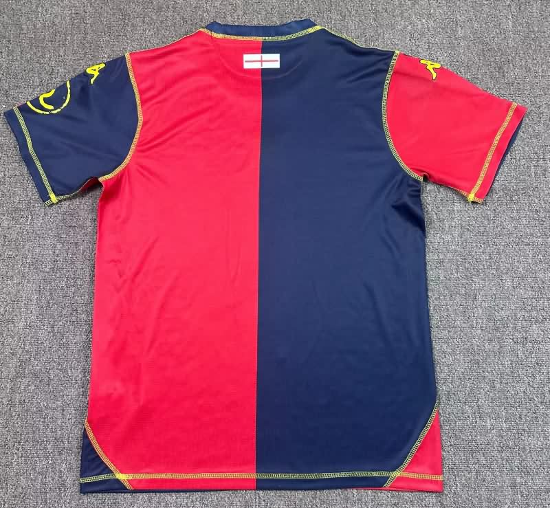 Thailand Quality(AAA) 25/26 Genoa Fourth Soccer Jersey