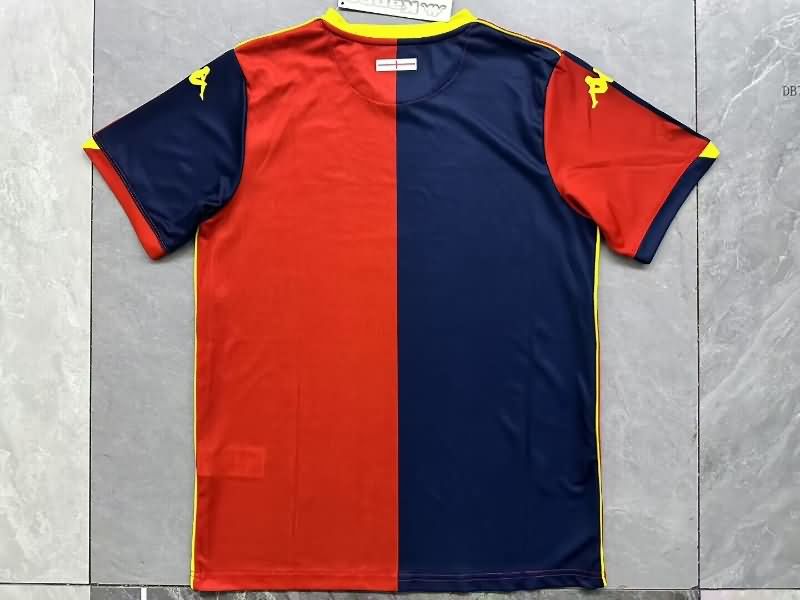 Thailand Quality(AAA) 25/26 Genoa Home Soccer Jersey