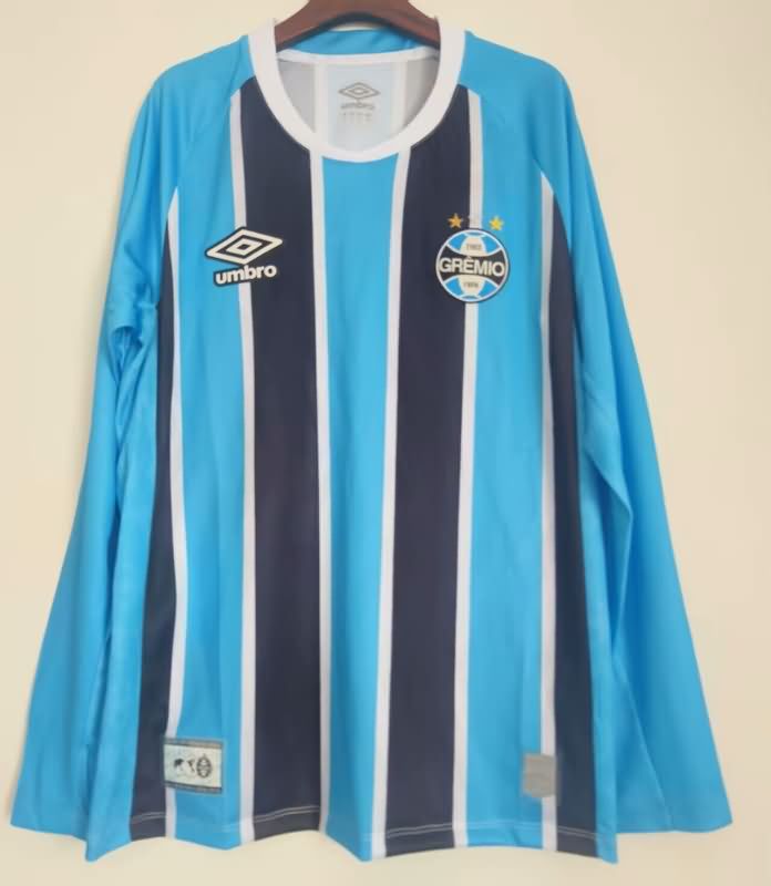 Thailand Quality(AAA) 2025 Gremio Home Long Sleeve Soccer Jersey