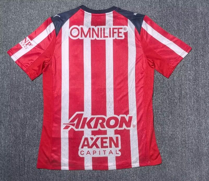 Thailand Quality(AAA) 25/26 Guadalajara Home Soccer Jersey (Player)
