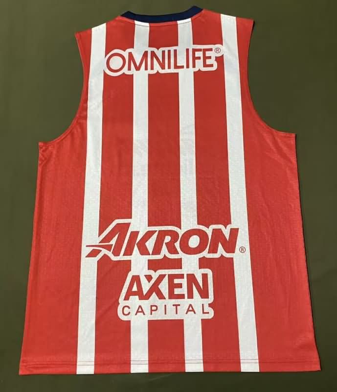 Thailand Quality(AAA) 25/26 Guadalajara Training Vest Soccer Jersey