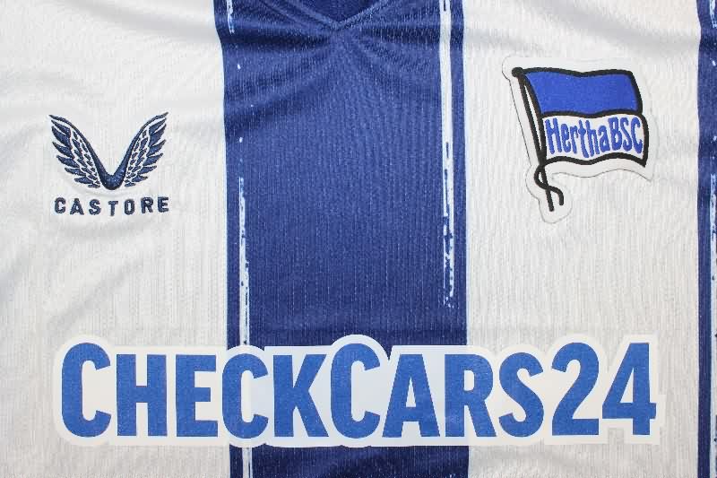 Thailand Quality(AAA) 25/26 Hertha BSC Home Soccer Jersey