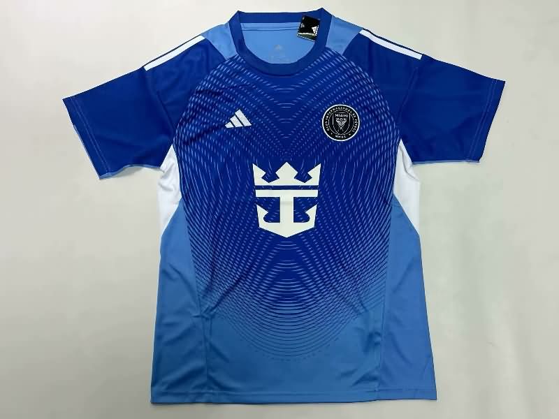 Thailand Quality(AAA) 2025 Inter Miami Goalkeeper Blue Soccer Jersey