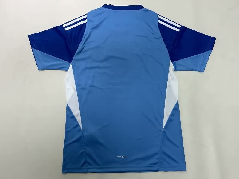 Thailand Quality(AAA) 2025 Inter Miami Goalkeeper Blue Soccer Jersey