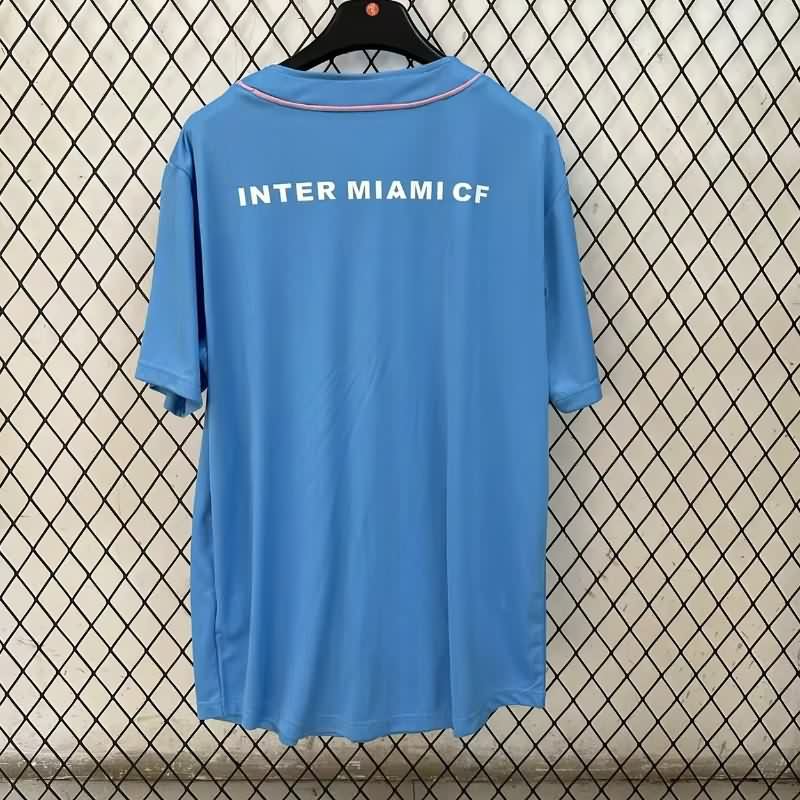 Thailand Quality(AAA) 2025 Inter Miami Blue Baseball Jersey