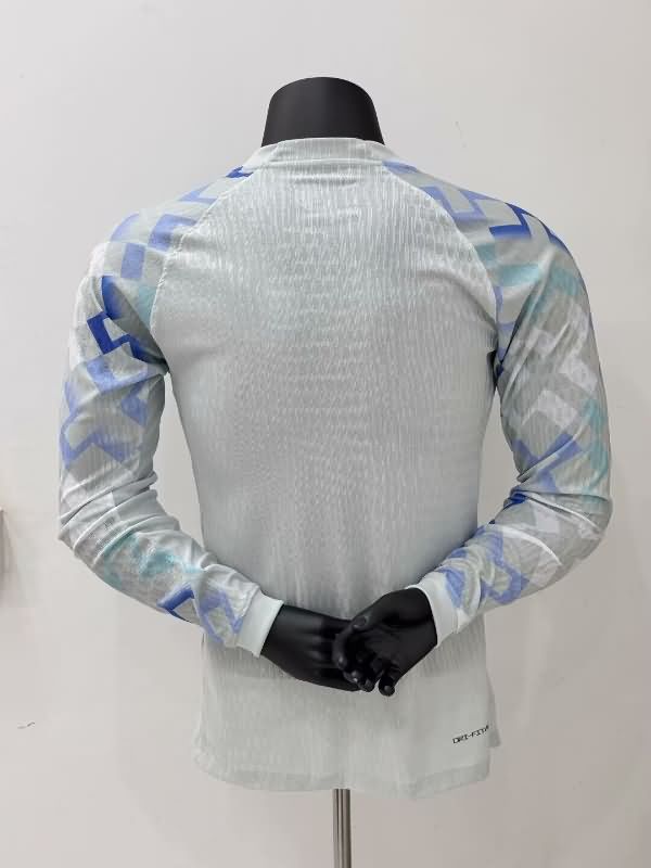 Thailand Quality(AAA) 25/26 Inter Milan Away Long Sleeve Soccer Jersey (Player) Leaked