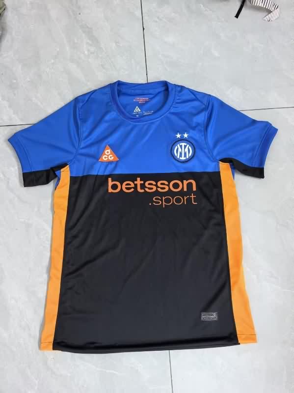 Thailand Quality(AAA) 25/26 Inter Milan Fourth Soccer Jersey