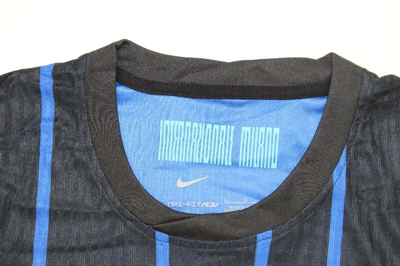 Thailand Quality(AAA) 25/26 Inter Milan Home Soccer Jersey (Player)