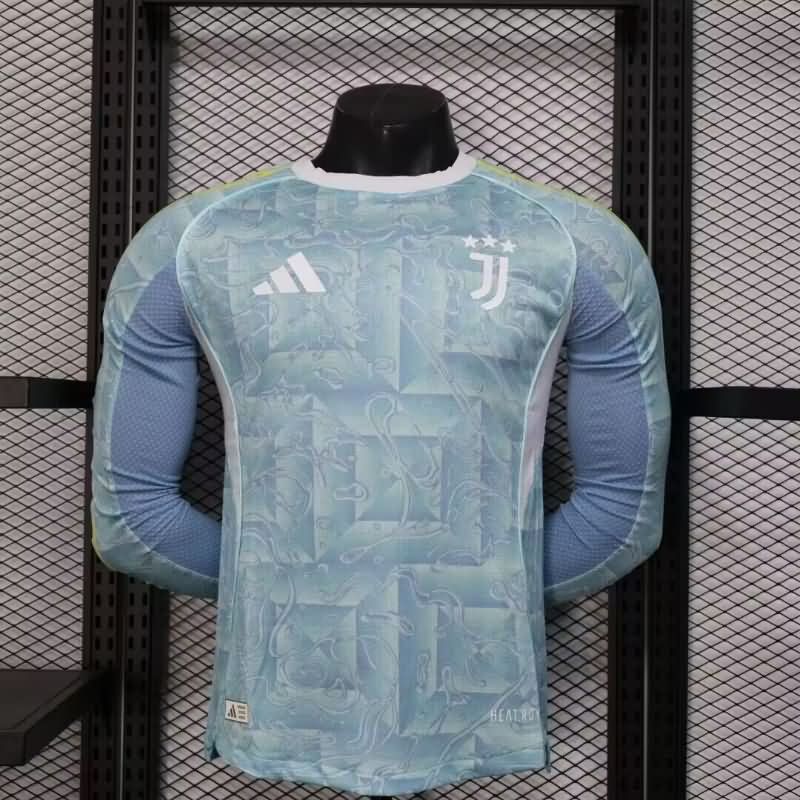 Thailand Quality(AAA) 25/26 Juventus Away Long Sleeve Soccer Jersey (Player) Leaked