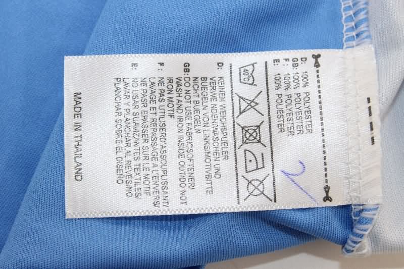 Thailand Quality(AAA) 25/26 Juventus Goalkeeper Blue Soccer Jersey