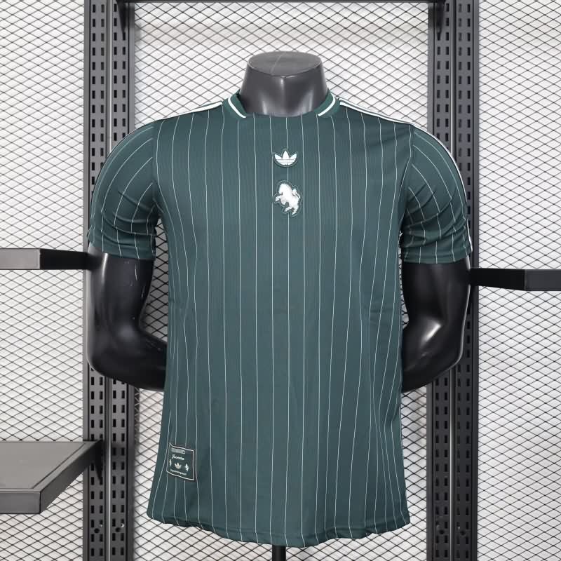 Thailand Quality(AAA) 25/26 Juventus Green Soccer Jersey (Player)