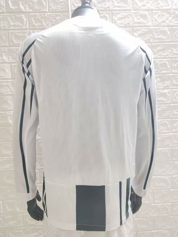 Thailand Quality(AAA) 25/26 Juventus Home Long Sleeve Soccer Jersey (Player)