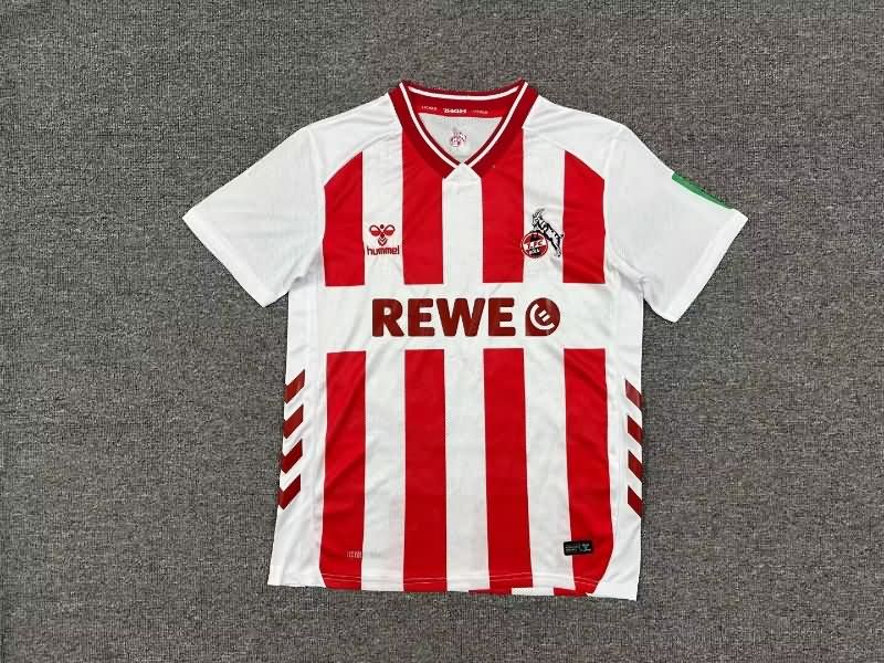 Thailand Quality(AAA) 25/26 Koln Home Soccer Jersey