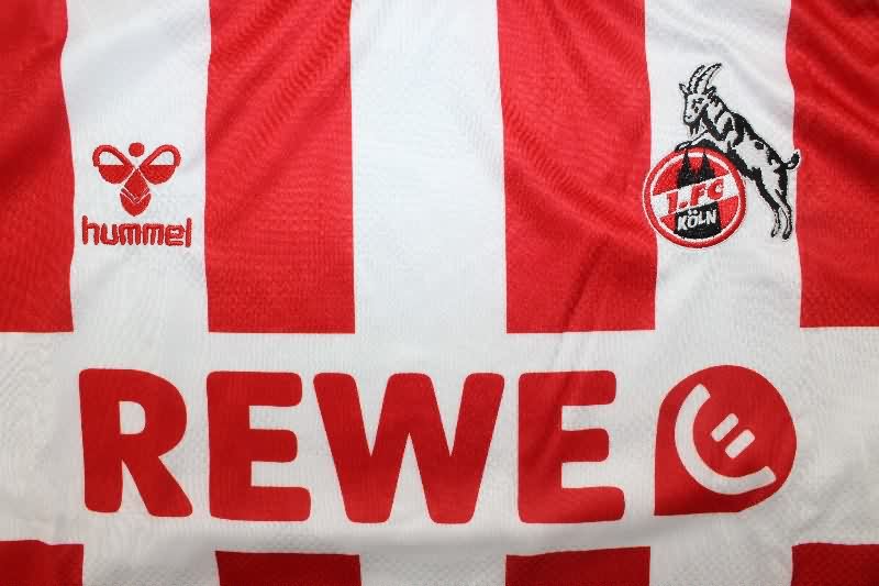 Thailand Quality(AAA) 25/26 Koln Home Soccer Jersey