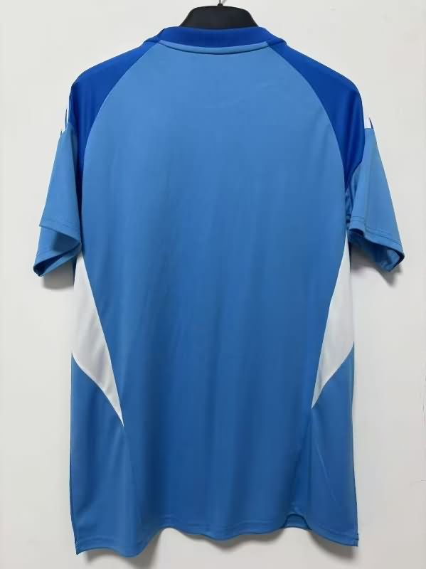 Thailand Quality(AAA) 25/26 Leeds United Goalkeeper Blue Soccer Jersey