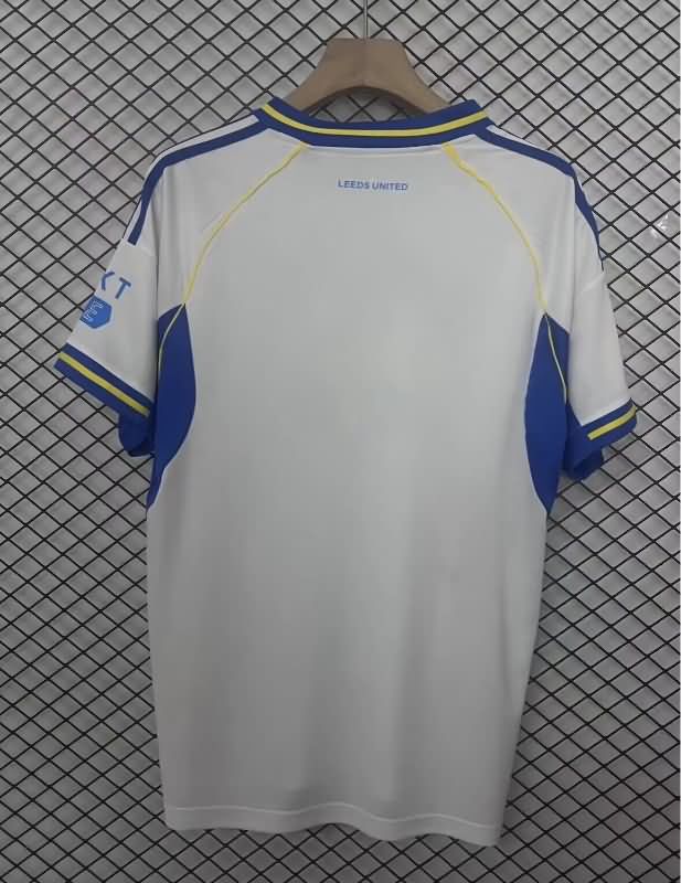 Thailand Quality(AAA) 25/26 Leeds United Home Soccer Jersey