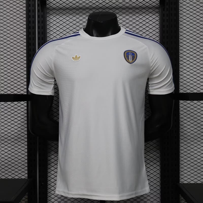 Thailand Quality(AAA) 25/26 Leeds United White Soccer Jersey