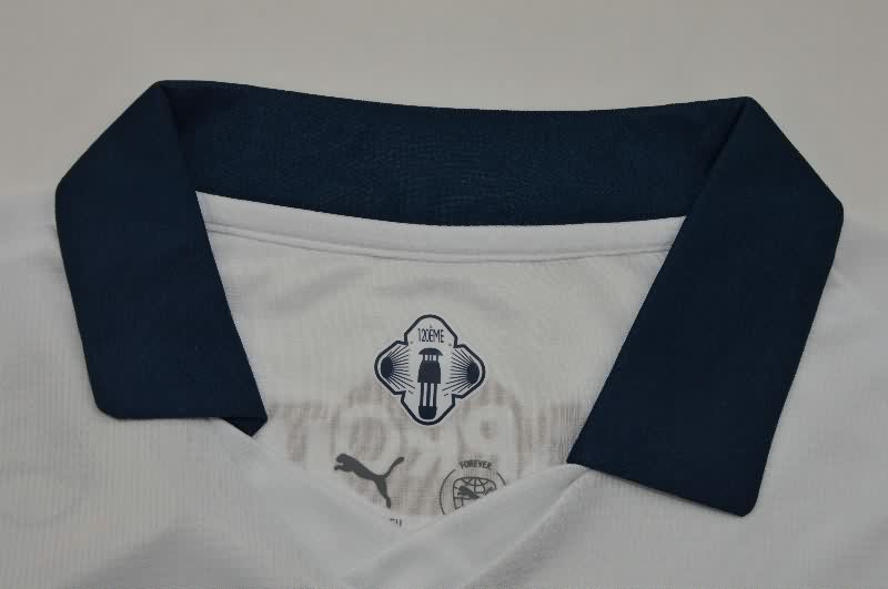 Thailand Quality(AAA) 25/26 Lens Goalkeeper White Soccer Jersey