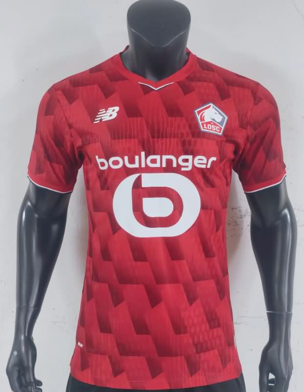 Thailand Quality(AAA) 25/26 Lille Home Soccer Jersey (Player)