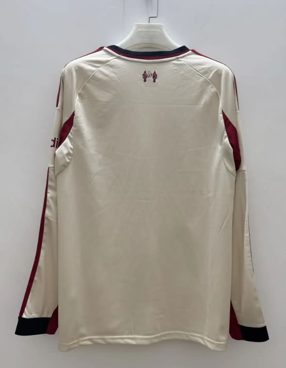 Thailand Quality(AAA) 25/26 Liverpool Away Long Sleeve Soccer Jersey