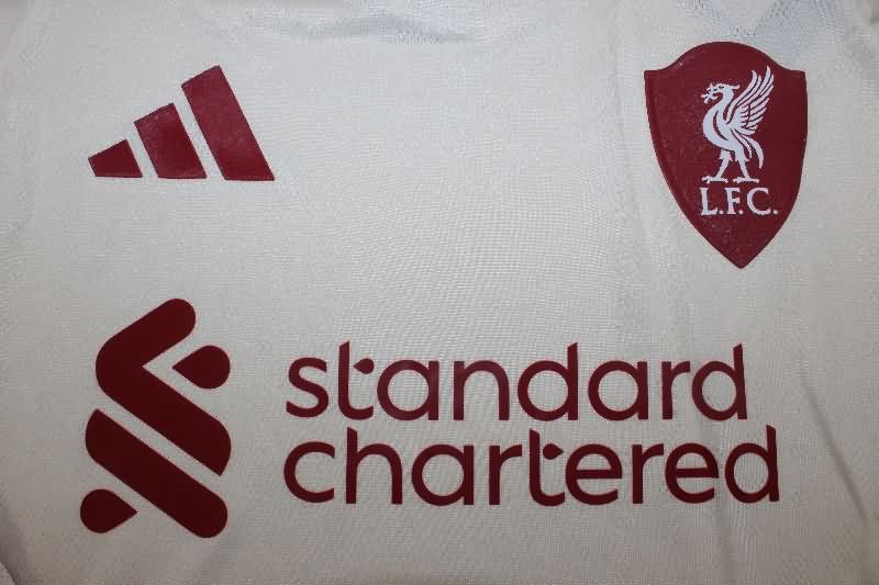 Thailand Quality(AAA) 25/26 Liverpool Away Long Sleeve Soccer Jersey (Player)
