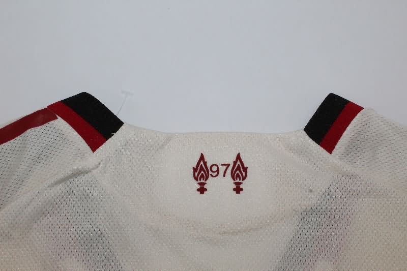 Thailand Quality(AAA) 25/26 Liverpool Away Long Sleeve Soccer Jersey (Player)