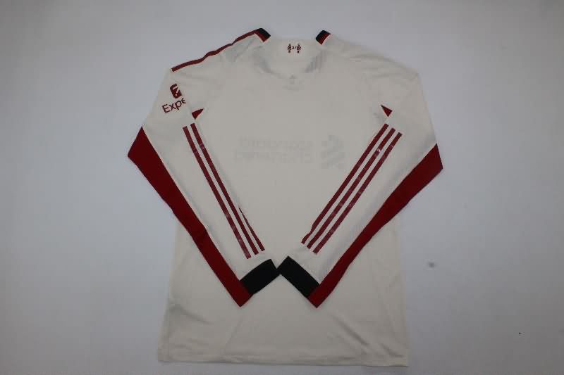 Thailand Quality(AAA) 25/26 Liverpool Away Long Sleeve Soccer Jersey (Player)