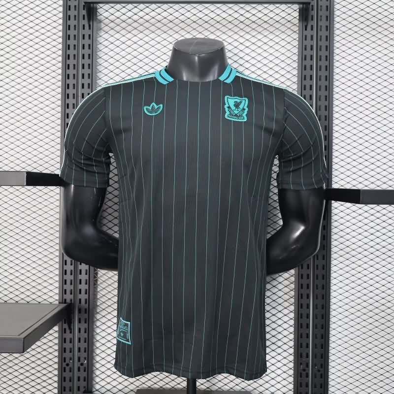Thailand Quality(AAA) 25/26 Liverpool Black Soccer Jersey (Player)