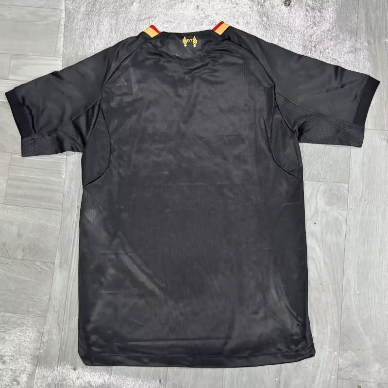 Thailand Quality(AAA) 25/26 Liverpool Black Soccer Jersey (Player) Leaked