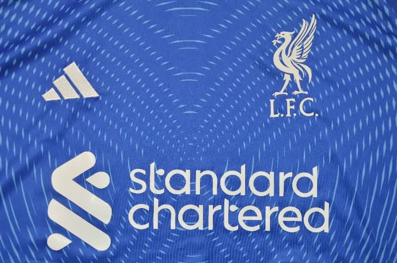 Thailand Quality(AAA) 25/26 Liverpool Goalkeeper Blue Soccer Jersey
