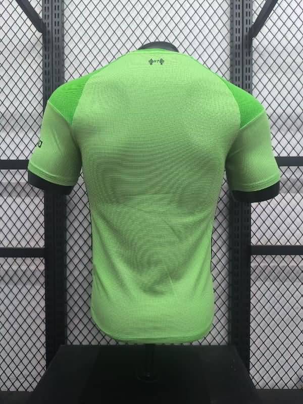 Thailand Quality(AAA) 25/26 Liverpool Goalkeeper Green Soccer Jersey (Player)