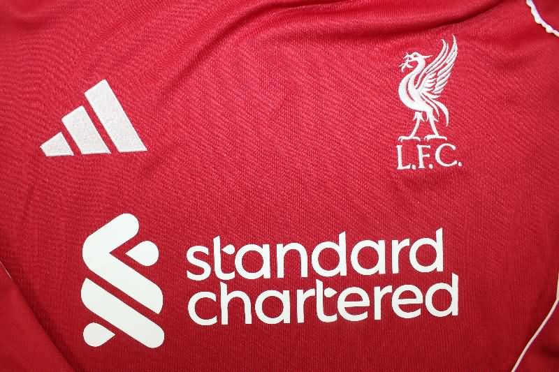 Thailand Quality(AAA) 25/26 Liverpool Home Long Sleeve Soccer Jersey