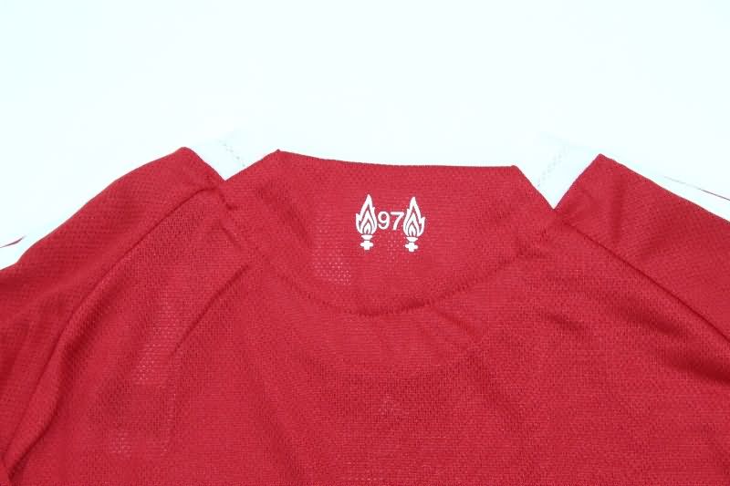 Thailand Quality(AAA) 25/26 Liverpool Home Long Sleeve Soccer Jersey (Player)