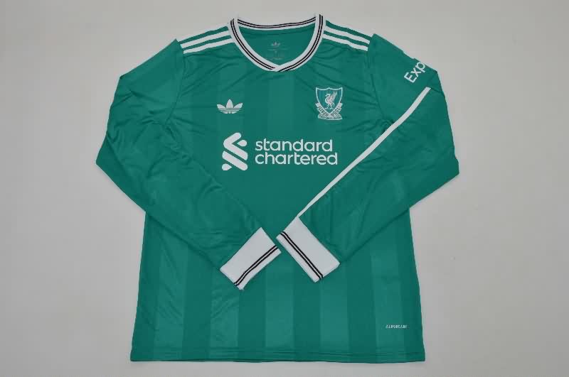 Thailand Quality(AAA) 25/26 Liverpool Third Long Sleeve Soccer Jersey