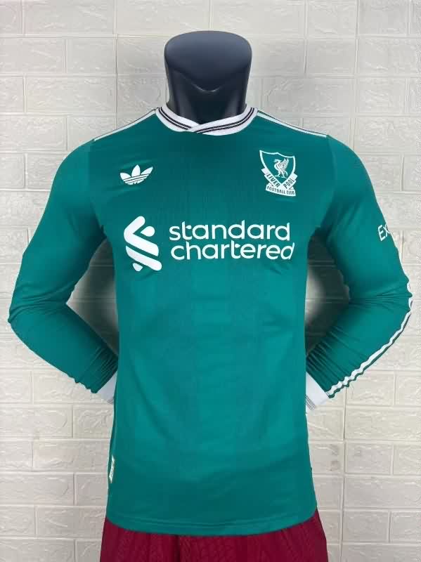 Thailand Quality(AAA) 25/26 Liverpool Third Long Sleeve Soccer Jersey (Player)