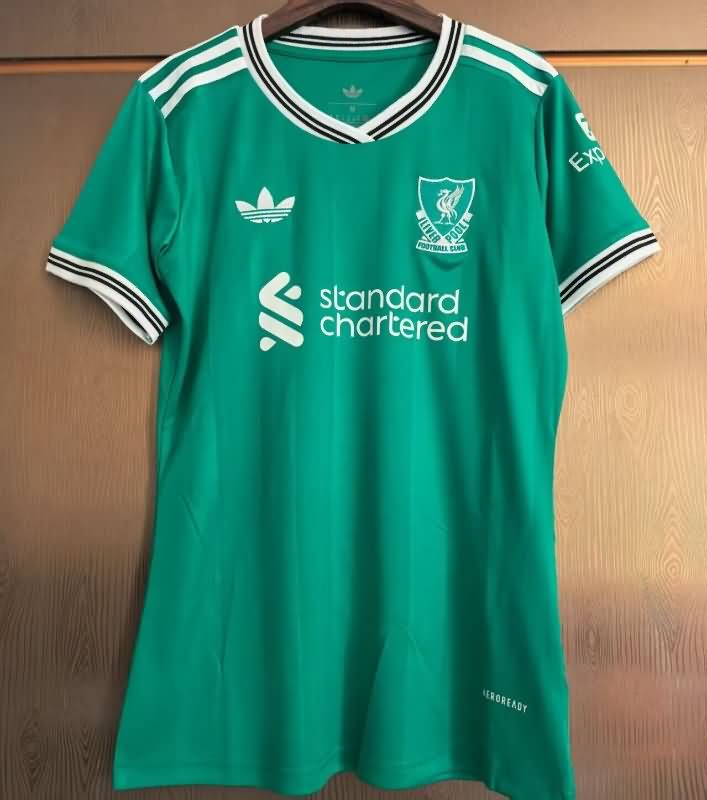 Thailand Quality(AAA) 25/26 Liverpool Third Women Soccer Jersey