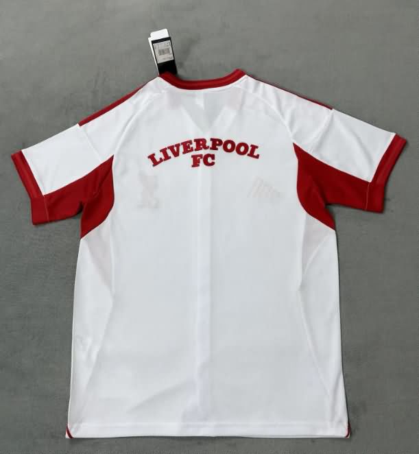 Thailand Quality(AAA) 25/26 Liverpool Travel White Soccer Jersey