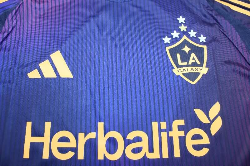 Thailand Quality(AAA) 2025 Los Angeles Galaxy Away Soccer Jersey (Player)