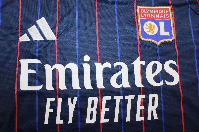 Thailand Quality(AAA) 25/26 Lyon Away Soccer Jersey