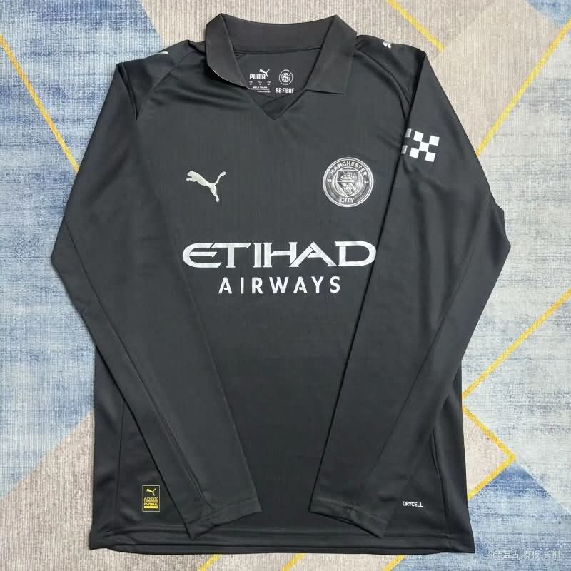 Thailand Quality(AAA) 25/26 Manchester City Away Long Sleeve Soccer Jersey