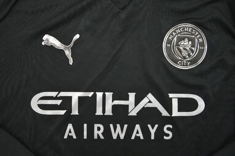 Thailand Quality(AAA) 25/26 Manchester City Away Long Sleeve Soccer Jersey