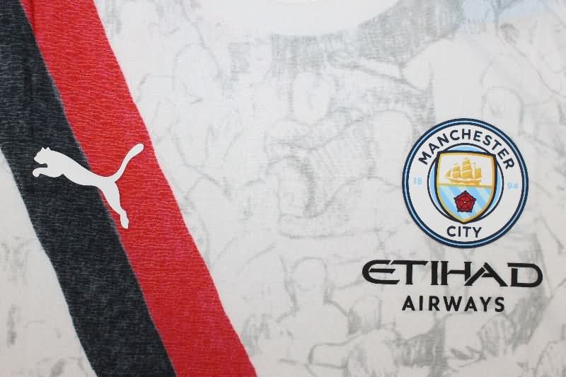 Thailand Quality(AAA) 2025 Club World Cup Manchester City Away Soccer Jersey (Player)