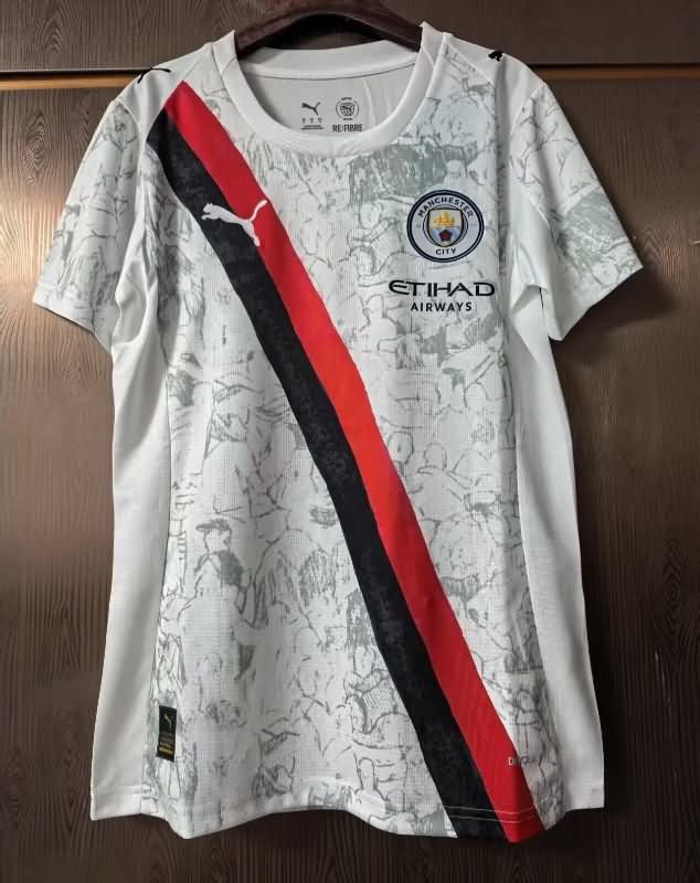 Thailand Quality(AAA) 2025 Club World Cup Manchester City Away Women Soccer Jersey