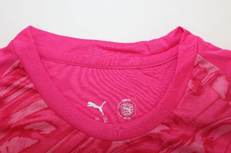 Thailand Quality(AAA) 25/26 Manchester City Goalkeeper Pink Soccer Jersey